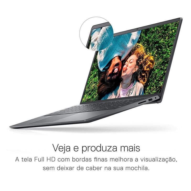 DELL Inspiron 14 AMD Ryzen™ 5 5500U Dell Notebook Inspiron 14 2 em 1, tela sensível ao toque FHD de 14